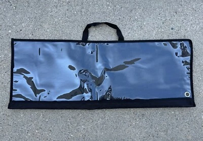TACKLEWORKS Spreader Bar Bag 29"x11" Fishing Tackle Lure Storage - Black