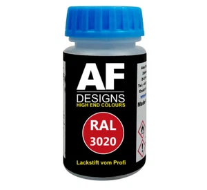 Stylo Peinture Ral 3020 Rouge Trafic Brillant Mat 50ml Séchage Rapide de Laura - Photo 1/6