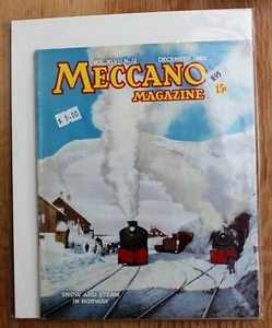 Meccano Magazine December 1962; Snow and Steam in Norway - Imagen 1 de 1