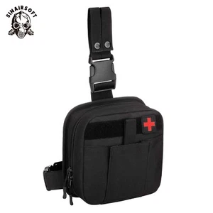 Tactical Drop Leg EMT Medical Pouch Bag MOLLE Emergency Supply Survival Kit Case - Picture 1 of 13