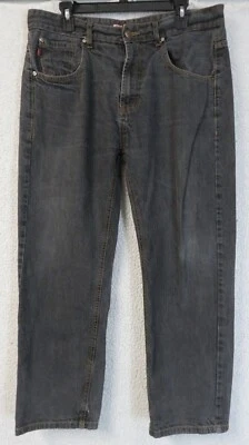 Мужские LOWRIDER серый темно стирка джинсы винтажный размер 38 x 30 прямые штанины брюки хлопок - Изображение 1 из 4