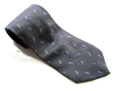 METROPOLITAN Lord & Taylor серый галстук бриллиант узор 100% шелк галстук - Изображение 1 из 4