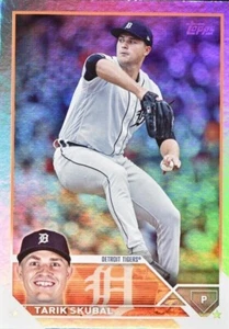 Lámina arco iris #74 Topps serie 1 2023 Tarik Skubal Tigers - Imagen 1 de 1