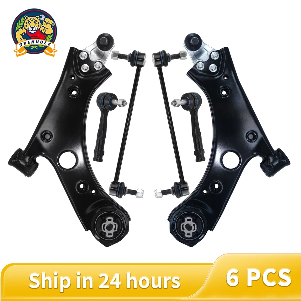 Front Control Arm Ball Joint Kit for 2016-2019 Fiat 500X 2015-2018 Jeep Renegade - Image 1 of 4