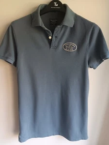 Abercorombie and Fitch Blue-Grey Polo Shirt - Picture 1 of 5