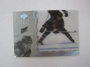 1996-97 Upper Deck Ice # 73 Chris Simon Card (B75) Washington Capitals - Picture 1 of 2