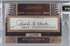 2011 Donruss Limited Cuts Cut Signatures /49 Ralph Houk #260 Auto