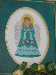 BUCILLA Bild oder Ornament SCHUTZENGEL gezählt Kreuzstich Set #41122 - Bild 1 von 4