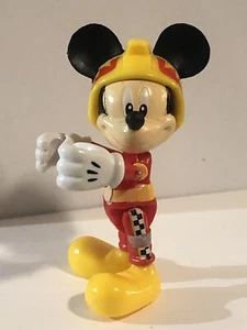 Mickey Mouse Race Car Driver Red Toy Figure Disney Small - Picture 1 of 2