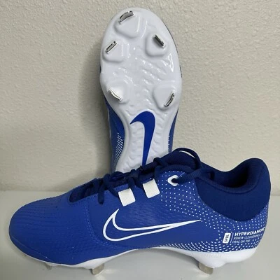 Botines de softbol de metal Nike Hyperdiamond 4 Elite CZ5920 414 azules para mujer talla 8 Foto 1 de 4