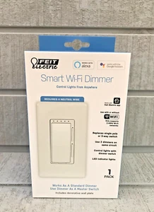 FEIT Elektrischer Smart Wi-Fi Dimmer ~ Funktioniert mit Alexa & Google Assistant ~ Neu in OVP - Bild 1 von 3