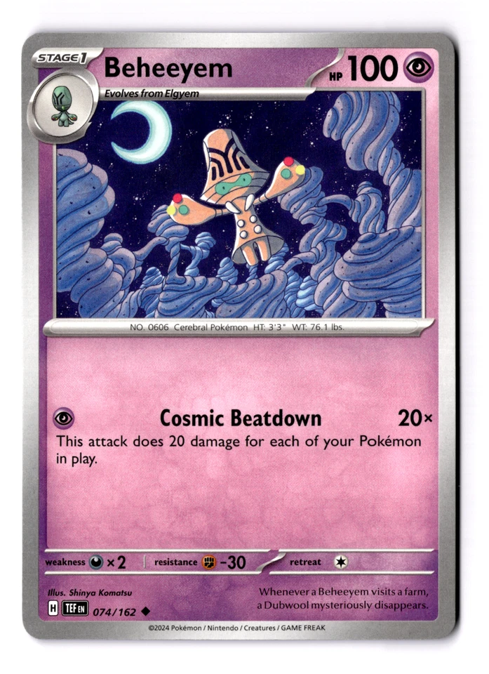 Beheeyem 074/162 SV05: Temporal Forces Regular - Image 1 of 3