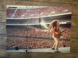 Poster Vintage Double Face Ted Nugent Blondie - Bild 1 von 2