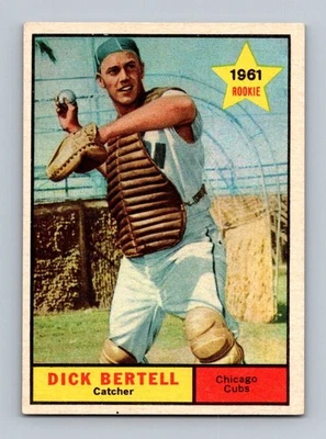 1961 Topps Dick Bertell Rookie Card #441 Chicago Cubs EX - Image 1 of 2