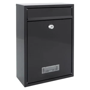 Burg-Wachter Style Postbox Durable & Waterproof Perfect For Any House - Black - Picture 1 of 7