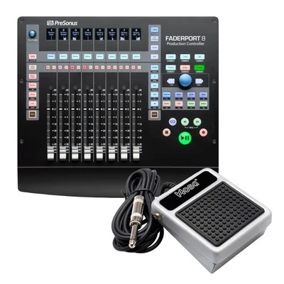 PreSonus FaderPort 8 DAW Controller (with Studio One Pro) Bundle with Footswitch - Image 1 of 4