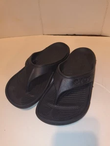 Crocs Unisex Mujer 7 Hombre 5 Baya Chanclas Sin Cordones Tanga Sandalias Recorte Playa - Imagen 1 de 5