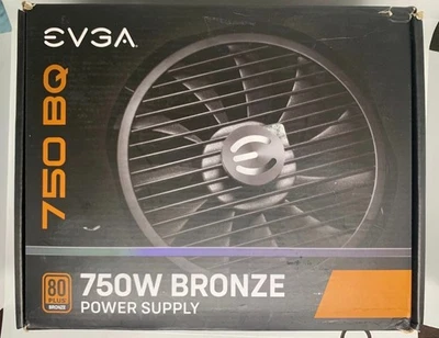 EVGA 110-BQ-0750-V1 750 BQ, 80+ BRONZE 750W Semi Modular Power supply - Image 1 of 4