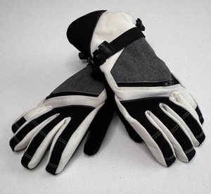 Time & Tru 3M Thinsulate Tech Touch Softshell Skihandschuhe weiß schwarz Gr. L XL - Bild 1 von 5