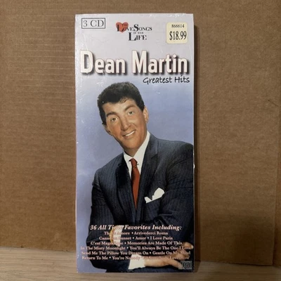 2004 Dean Martin The Love Songs of Your Life Greatest Hits 3 CD 36 Songs -SEALED - Image 1 of 4