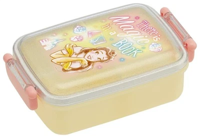 skater Bento Box 450ml Disney Bell 23  Kids Girls Made in Japan RBF - Image 1 of 4
