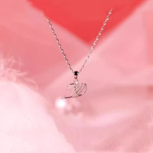 FAIRY TAIL Anime Collar Moda Colgante Cosplay Accesorio Plata Utilería Regalo - Imagen 1 de 5