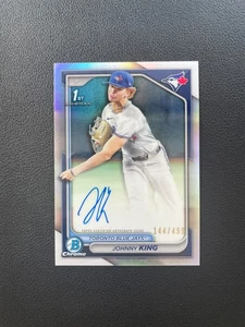 2025 Bowman Chrome #CPA-JKI Johnny King 1st Refractor Auto 144/499 BJBY - Picture 1 of 5