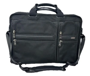 Tumi Alpha 2 Sacoche de Voyage Nylon Balistique pour Ordinateur Portable Mallette Écran 17" 26114D4 - Photo 1/14