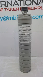 Genuine Ricoh Type 6110D/6075 Black Toner Cartridge 841332 885400 885273 - Picture 1 of 4