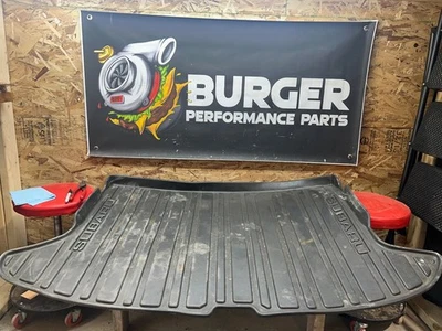 08-14 Subaru WRX Sedan OEM All Weather Rear Trunk Mat Rubber Liner 11-14 STI - Image 1 of 4