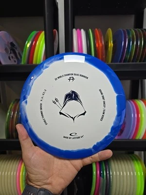 Latitude 64 Royal Orbit Sweep 174g #1 Grand Disc Golf Isaac Robinson Driver - Image 1 of 4
