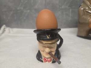 Rare Vintage Original 1940s Winston Churchill Egg Cup - Picture 1 of 7