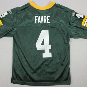 Maglia grande Reebok NFL Youth Green Bay Packers Brett Favre #4 maglia NFL  - Foto 1 di 11