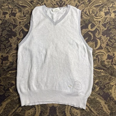 Polo Jeans Co. Ralph Lauren Hombre Talla XL Gris Suéter Chaleco Cuello en V De Colección Foto 1 de 4