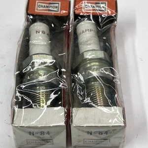 2 Champion Racing Spark Plugs Resistors Stock No. N-84 - Picture 1 of 6