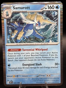 Pokemon TCG - Samurott - 023/086 -?SV:White Flare - Holo - Imagen 1 de 2