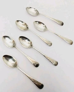 Vintage Cooper Brothers Sterlingsilber Teelöffel Demitasse Löffel Set Lot CB&S 1934 - Bild 1 von 13