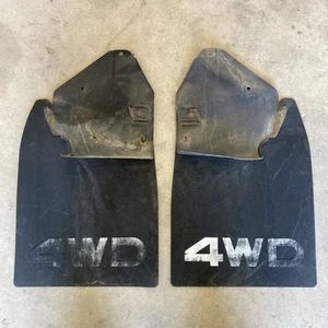 1984-1989 Toyota 4Runner 4WD Rear Both Pair Set Mud Flaps Guards Mudflaps OEM - Picture 1 of 10