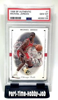 (PSA 10) GEM 1998-99 SP Authentic Michael Jordan #1 Chicago Bulls GEM MINT 💎🐐 - Image 1 of 4