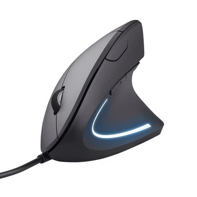 Trust Verto Wired Ergonomic Mouse, Vertical Mouse with LED Illumination, 1000-16 - Image 1 of 4