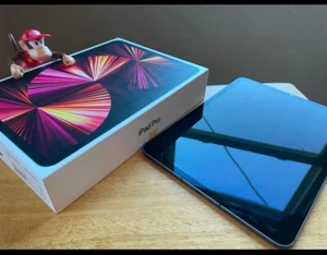 iPad Pro 11 inch (M1) 512gb - (A2459, PHYSICAL SIM + eSIM) WiFi+Cellular - Picture 1 of 7