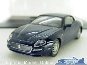 MASERATI CAMBIOCORSA COUPE MODEL CAR BLUE SPORTS 1:43 SCALE IXO + CASE K8 - Picture 1 of 4