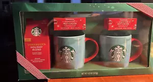Starbucks That Festive Feelings Geschenkset Kaffee Hot Cocoa 2 Kaffeetassen Neu in OVP - Bild 1 von 7