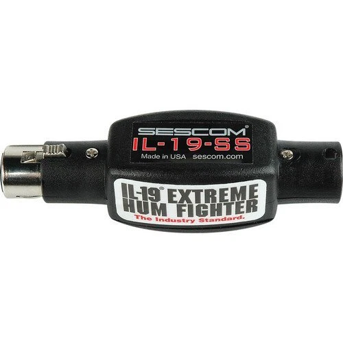 Sescom IL-19-SS Inline Professional Audio Hum Eliminator - Image 1 of 1
