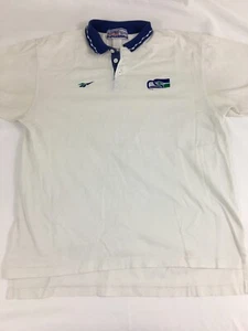 Vintage 1990s Seahawks Polo Men’s L Reebok Seattle NFL Collared Pullover Tee - Picture 1 of 5