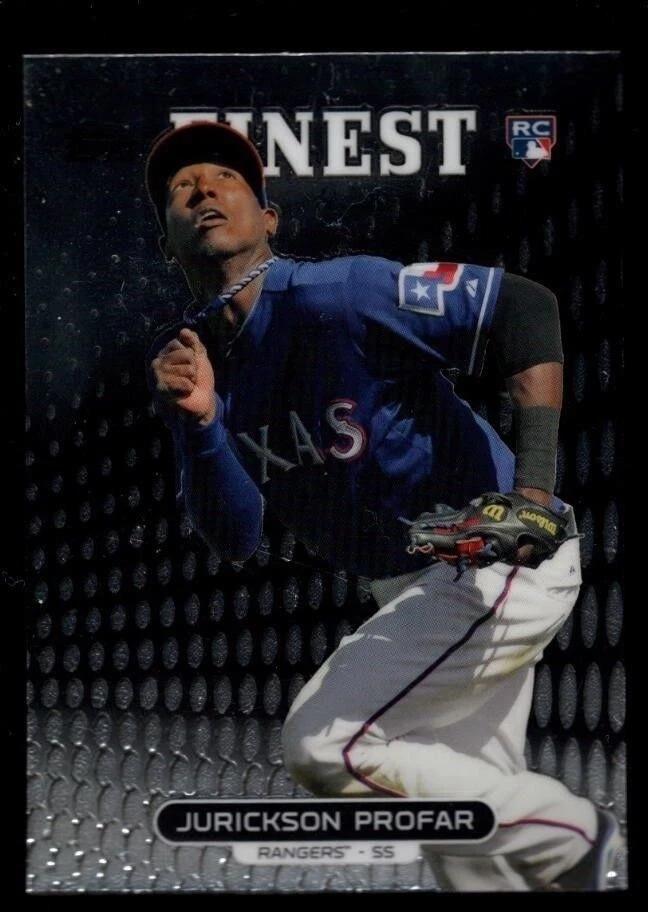JURICKSON PROFAR  MINT RANGERS ROOKIE  #62 RC 2013 FINEST TOPPS CHROME - Image 1 of 1