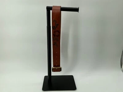 Cinturón De Colección Fossil Mujer S Cuero Marrón Pintado Rosa y Flores Óxido Boho* Foto 1 de 4