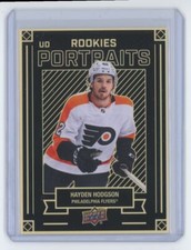 2022-23 Upper Deck UD Portraits Hayden Hodgson Rookie Hockey Cards #P-62