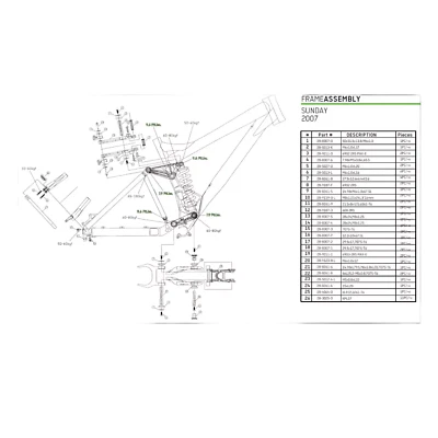 Iron Horse Sunday Spare rocker link pin - Image 1 of 3