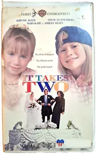 It Takes Two (VHS, 1997) - with Mary Kate & Ashley Olsen - Clam Shell Case - Bild 1 von 4